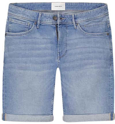 Purewhite Purewhite The Steve Slim Fit Denim Short