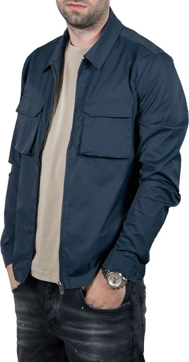 Purewhite Purewhite Shirt With Front Zipper And Chest Pockets