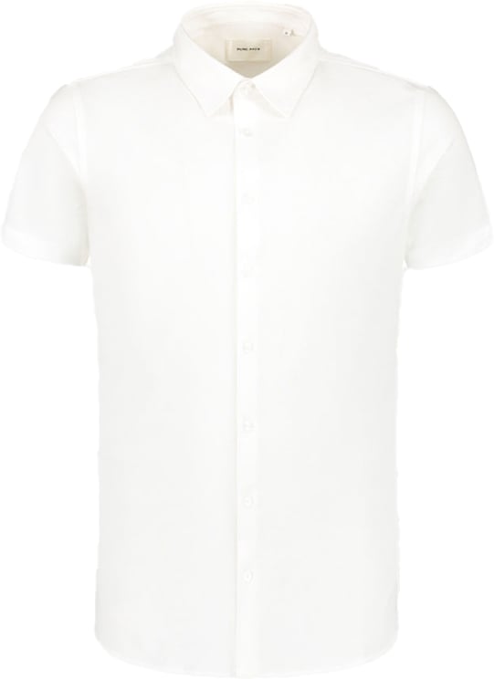 Purewhite Purewhite Pique Shortsleeve Button Up Shirt