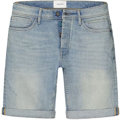 Purewhite Purewhite The Miles Slim Fit Denim Short