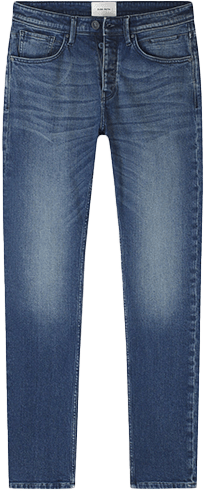 Purewhite Purewhite The Ryan Tapered Fit Jeans