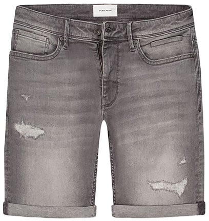 Purewhite Purewhite The Steve Slim Fit Denim Short