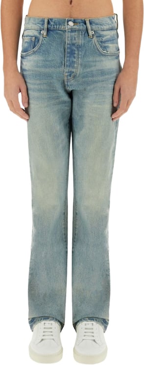 Purple Brand "Coated Flare" Jeans