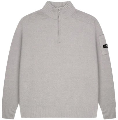 Quotrell Quotrell Combat Knitted Halfzip
