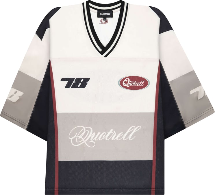 Quotrell Shawn Mesh Jersey | Taupe/red