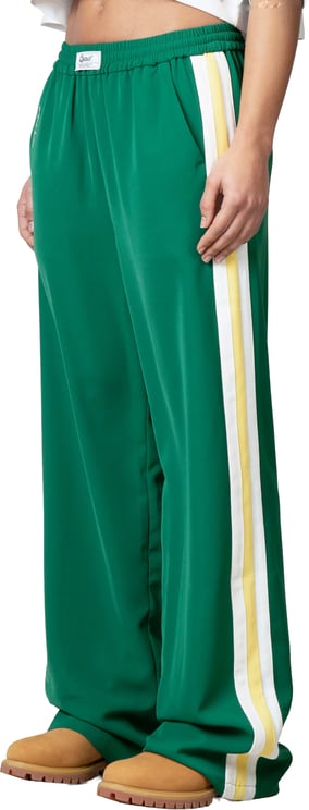 Quotrell Eva Pants | Green/yellow