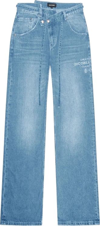 Quotrell Mae Straight Leg Jeans | Regular Blue