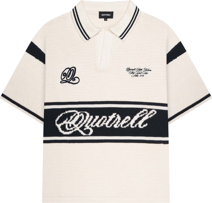 Quotrell Alejandro Knitted Polo | Off White