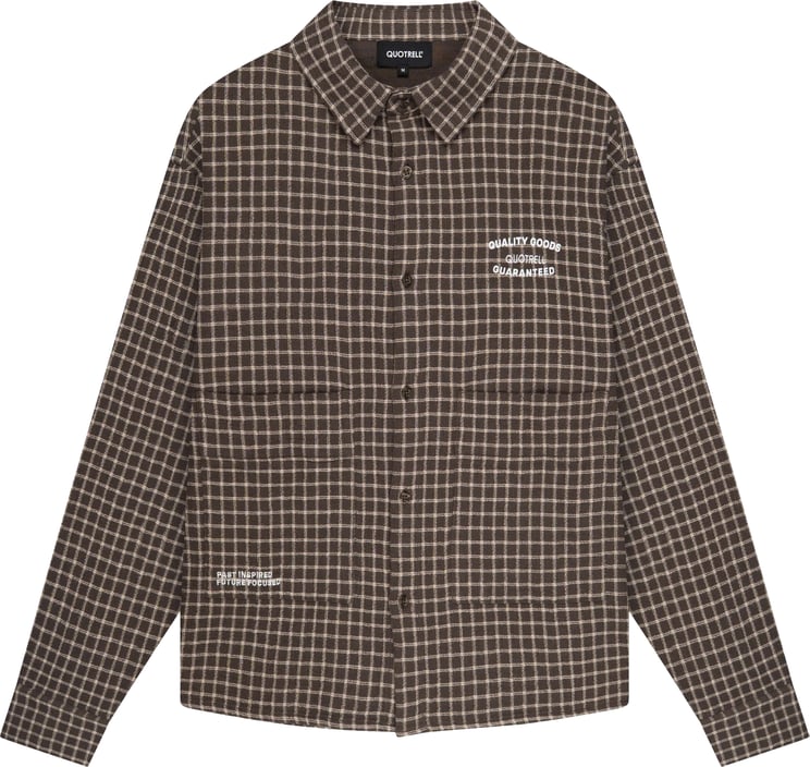 Quotrell Zay Plaid Shirt | Brown Plaid