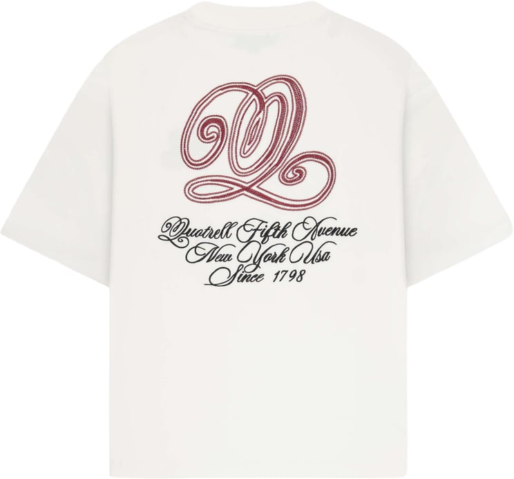 Quotrell Chain Tee | Off White/red