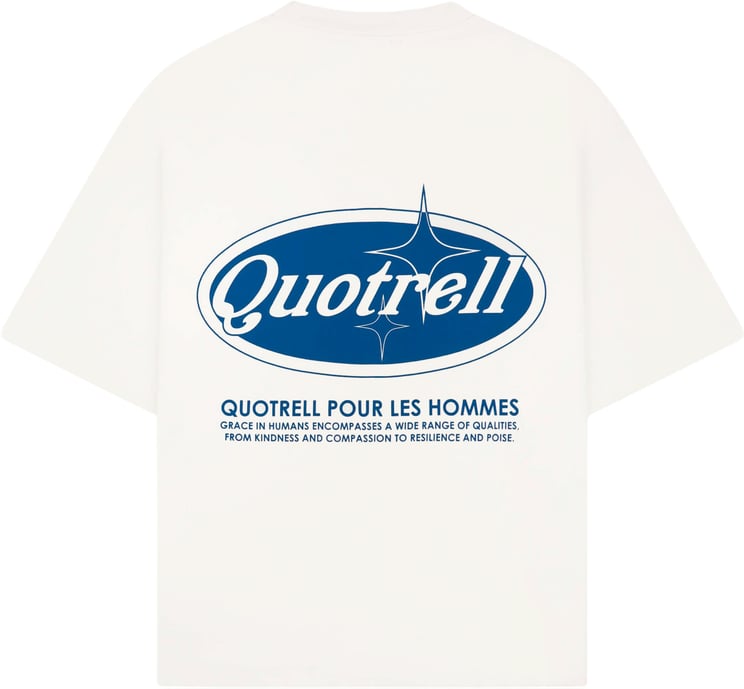 Quotrell Santiago Tee | White/blue