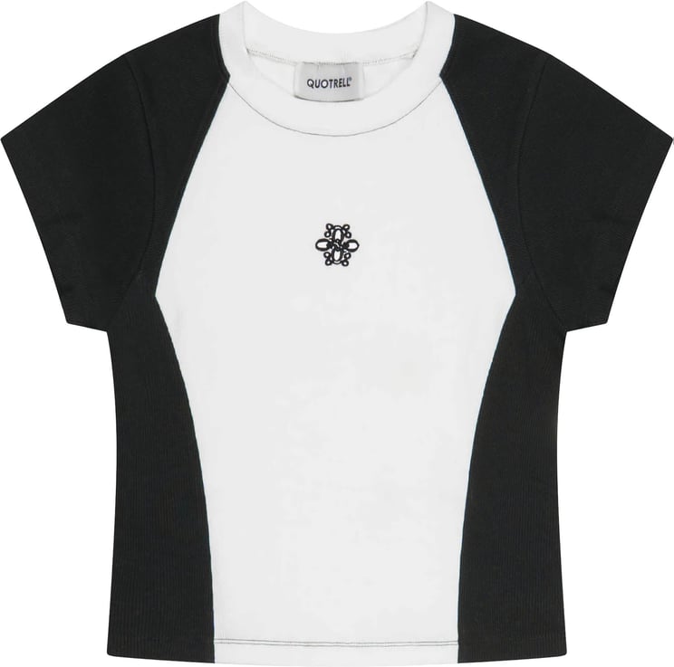 Quotrell Juno Top | White/black