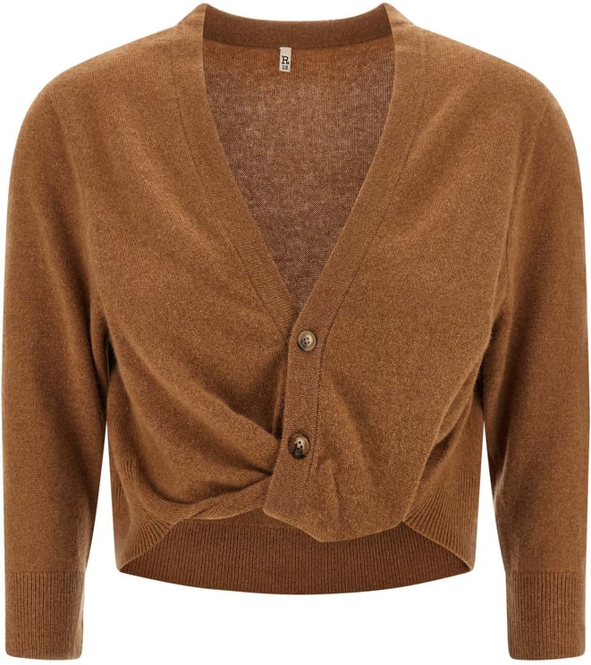 R13 R13 Brown Cashmere Cardigan