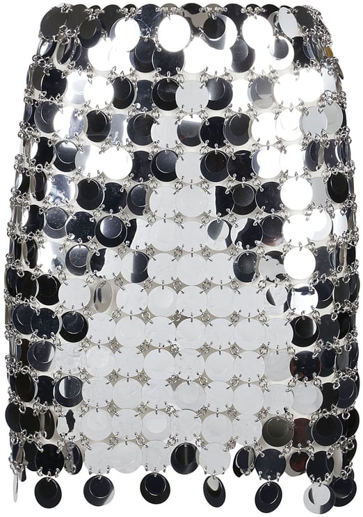 Rabanne Mini Skirt Metallic
