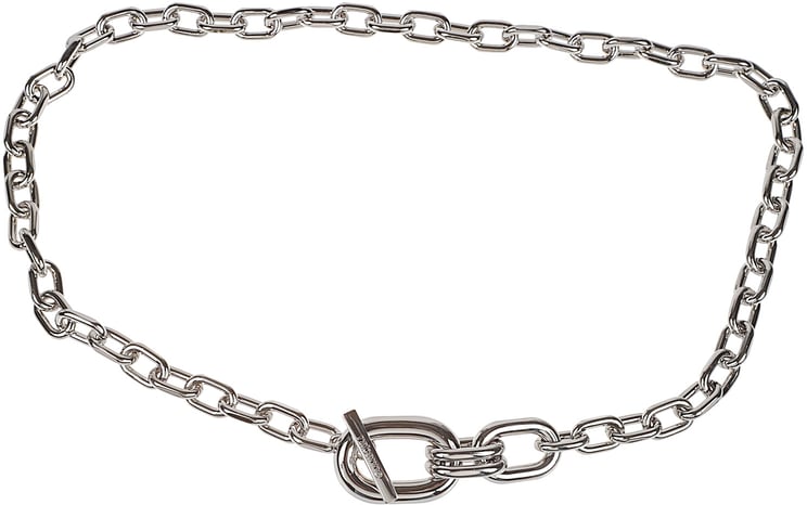 Rabanne Xl Link Pendant Necklace Metallic