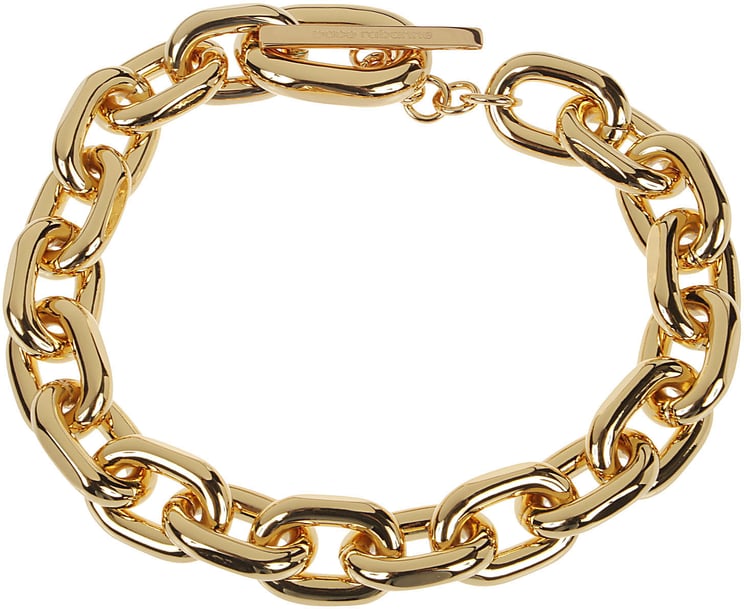 Rabanne Xl Link Necklace Metallic