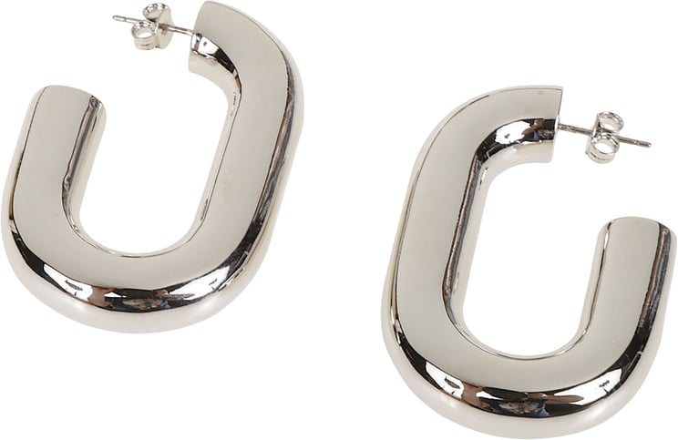 Rabanne Xl Link Hoops Hoop Earrings Metallic