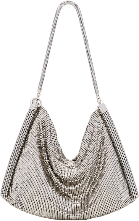 Rabanne Pixel Tube Aluminum Shoulder Bag