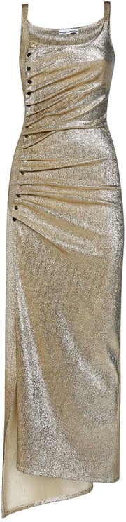 Rabanne Dresses Silver/Gold