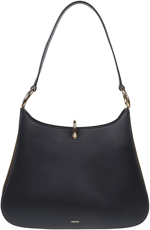 Rabanne Large Ring Bag Black