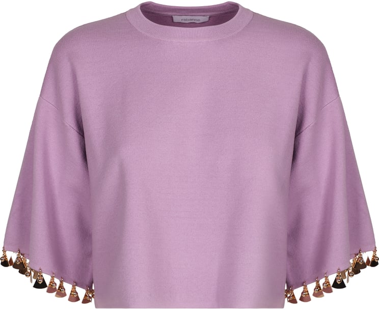 Rabanne Cotton blend crew-neck sweater