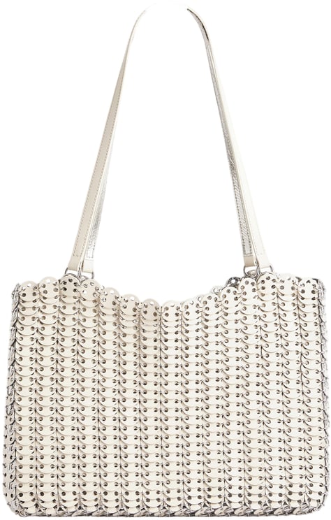 Rabanne Hand-Assembled Metal Shoulder Bag With Slim Handles