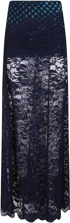 Rabanne Long Skirt Blue