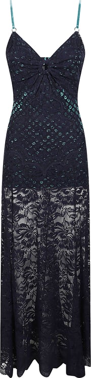 Rabanne Strap Dress Blue