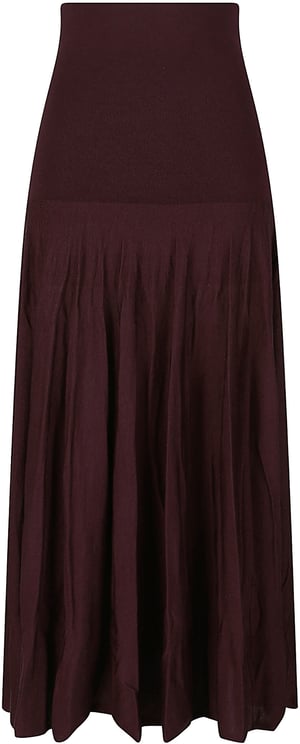 Rabanne Long Skirt Red