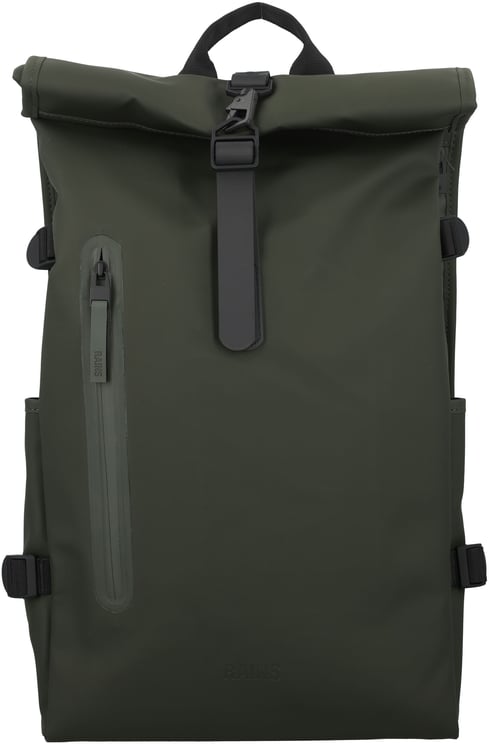 Rains Rolltop Rucksack Large Verde