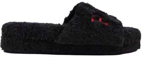 Ralph Lauren Ralph Lauren Black Textile Slippers
