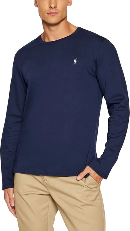 Ralph Lauren Ralph Lauren Blue Cotton Long Sleeve T-Shirt
