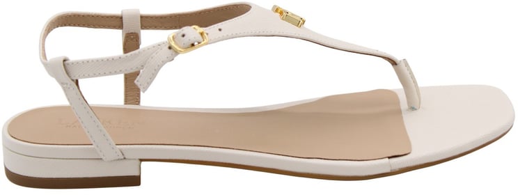 Ralph Lauren Teenslipper White