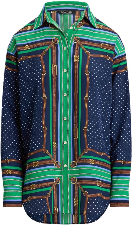 Ralph Lauren Shirts Blue Green