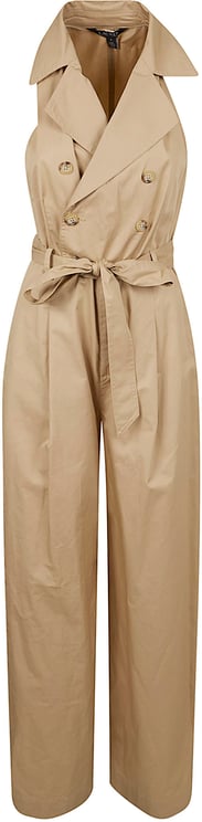 Ralph Lauren LAUREN WOVEN-WIDE LEG-JUMPSUIT