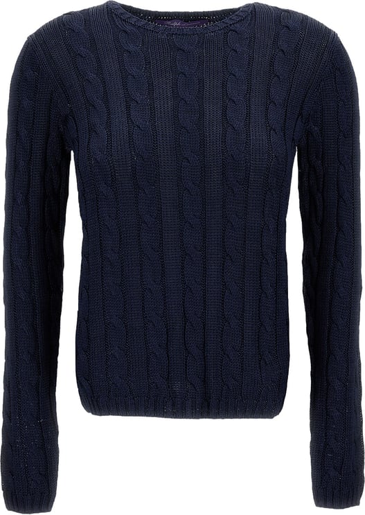 Ralph Lauren Cable Knit Crewneck Pullover Sweater