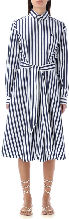 Ralph Lauren Polo Ralph Lauren striped cotton belted shirtdress