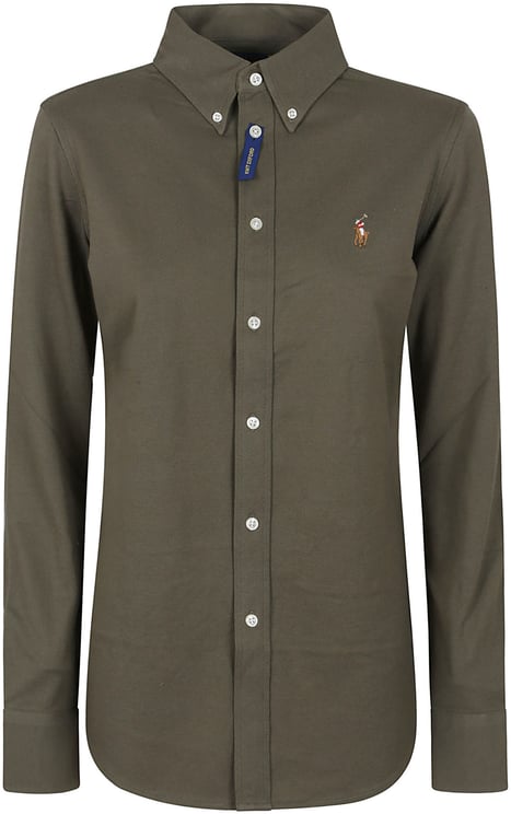 Ralph Lauren POLO RALPH LAUREN LS KNT OX ST-LONG SLEEVE-BUTTON FRONT SHIRT