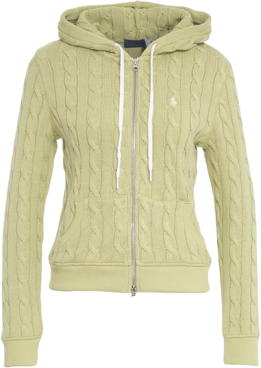 Ralph Lauren Hoodie with cable knit pattern