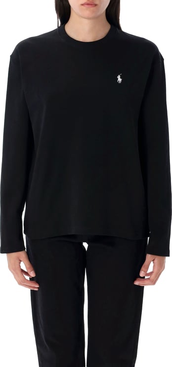 Ralph Lauren Tshirt Ls Nero