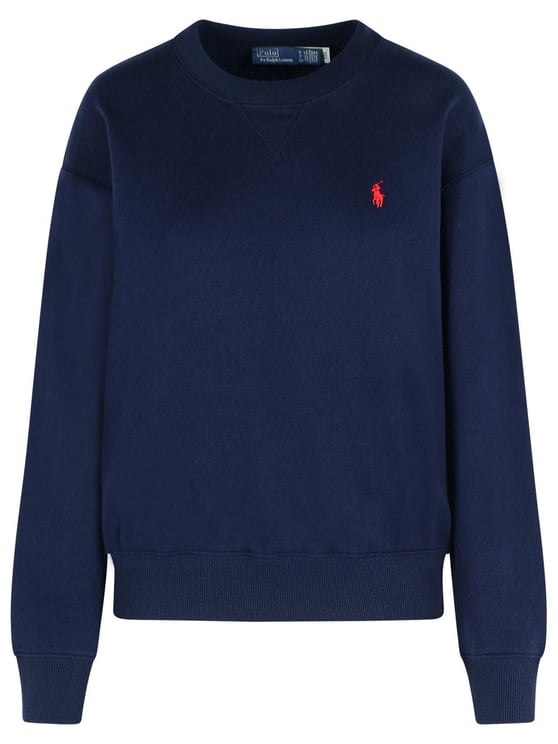 Ralph Lauren Navy Cotton Blend Sweatshirt