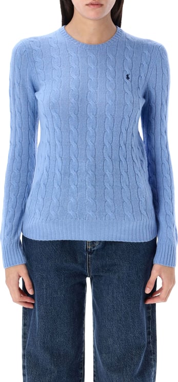 Ralph Lauren Classic Julianna Knit Cable New Litchfield Blue