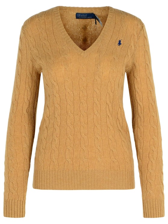 Ralph Lauren 'Kimberly' Light Brown Cashmere Blend Sweater