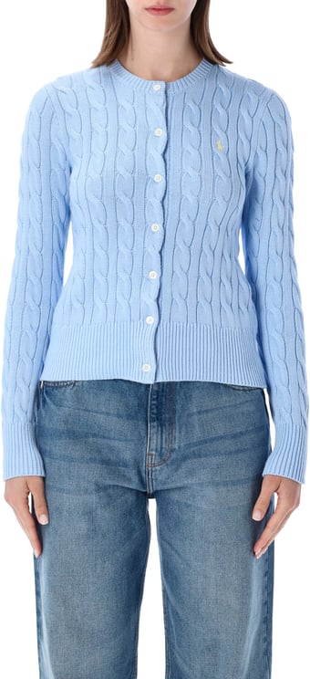 Ralph Lauren Classic Cardigan Cable Blue