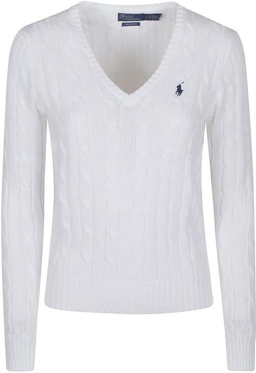 Ralph Lauren Kimberly Long Sleeve Sweater White