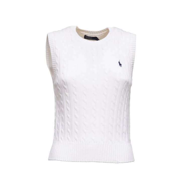 Ralph Lauren Baby Cable Knit Crewneck Top