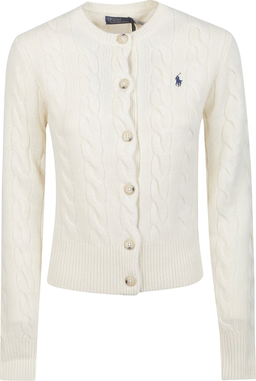 Ralph Lauren Long Sleeve Cardigan Nude
