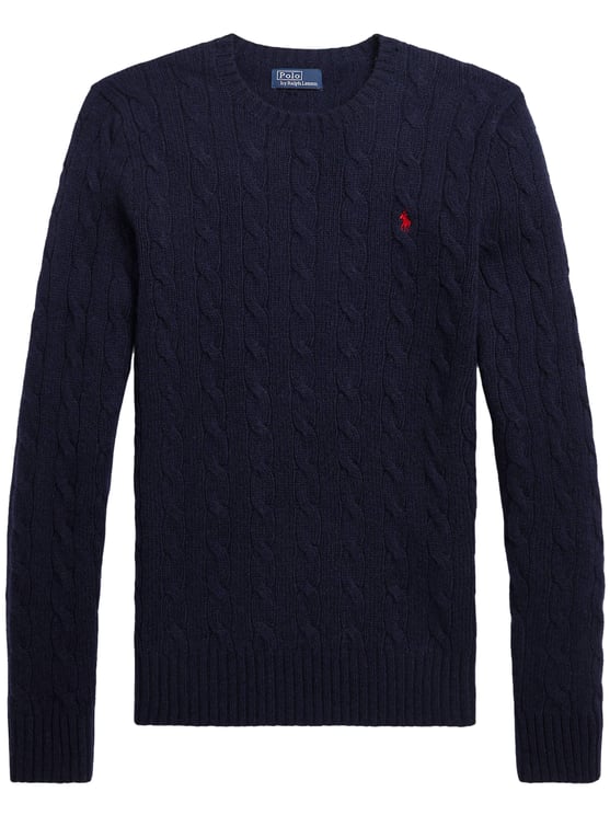 Ralph Lauren Cable Knit Crew Neck Sweater Pullover