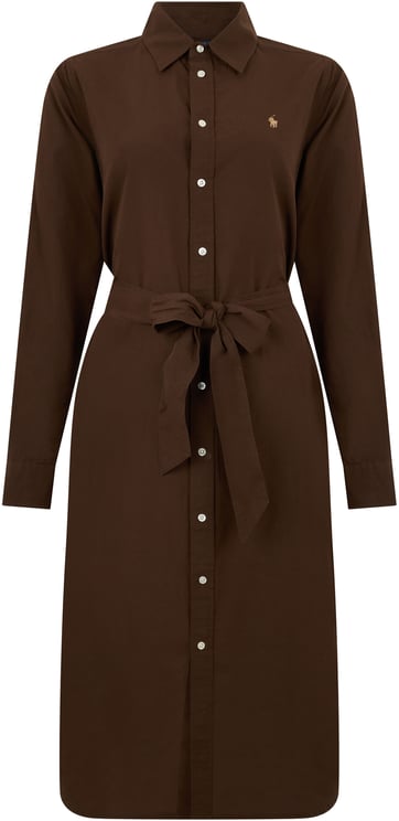 Ralph Lauren Long brown dress with elegant belt