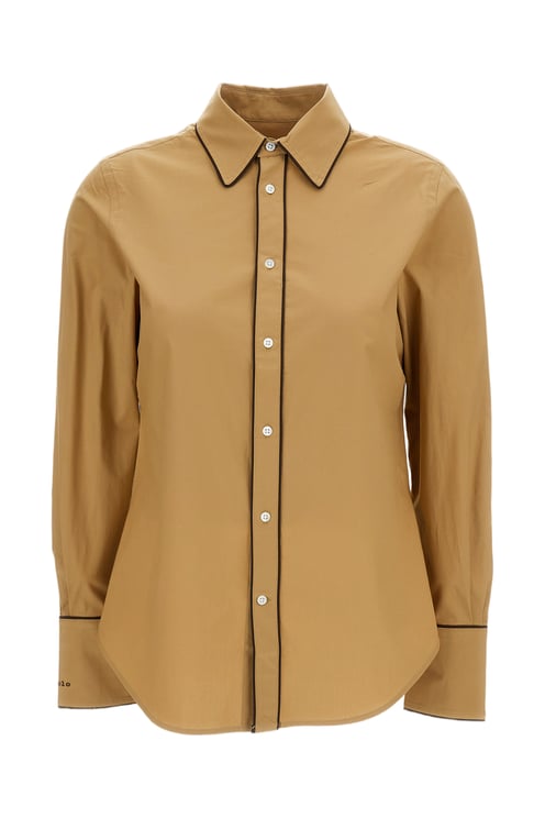 Ralph Lauren Beige Classic Cut Cotton Shirt